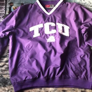 Purple TCU Windbreaker